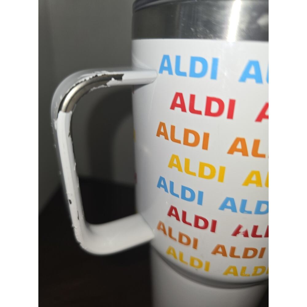Aldi Stainless Steel Tumbler Travel Mug 28oz 2023 Limited Edition ~ No Straw